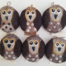 Dartmoor Wool Needle Felted Owl Soap