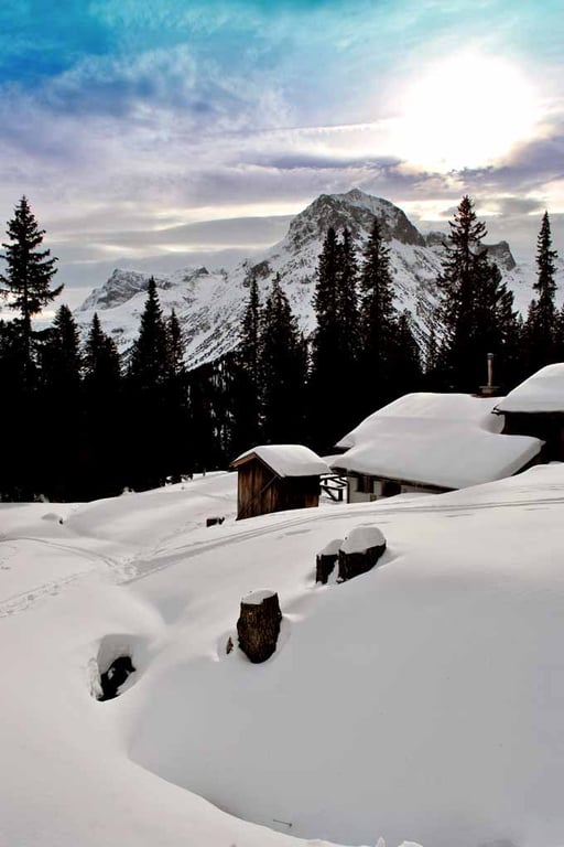Oberlech am Arlberg Austrian Alps Austria Photograph Print