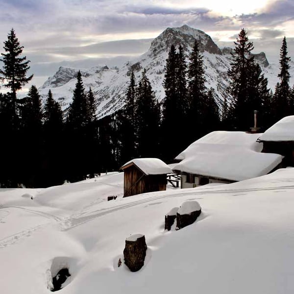 Oberlech am Arlberg Austrian Alps Austria Photograph Print