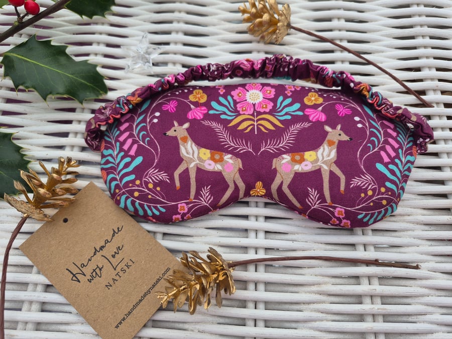 Weighted sleep mask. Christmas sleep mask.yoga eye mask