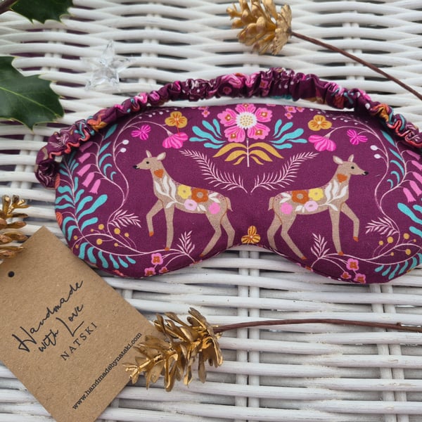 Weighted sleep mask. Christmas sleep mask.yoga eye mask