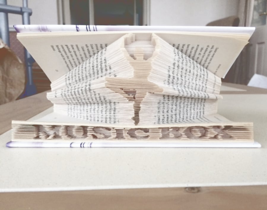 Ballerina Music Box COMBI Book Folding Pattern - EMAILED PDF PATTERN