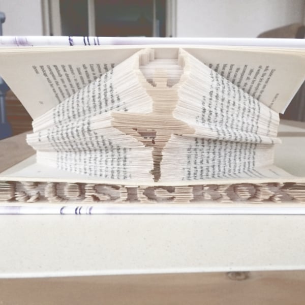 Ballerina Music Box COMBI Book Folding Pattern - EMAILED PDF PATTERN