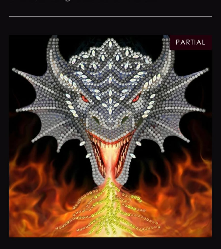 Dragon craft buddy crystal art kit 