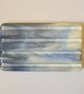 Large grey fused glass soap dish - Image 1