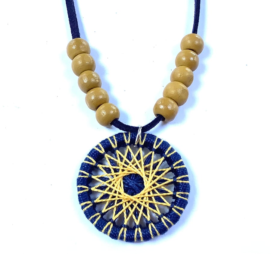 Zwirnknopfe Button Pendant