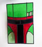 Stained Glass Boba Fett Window Hanging - Image 4