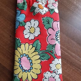 Glassessunglasses case made in Cath Kidston Camden fabric