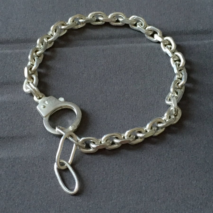 Silver Cable chain bracelet