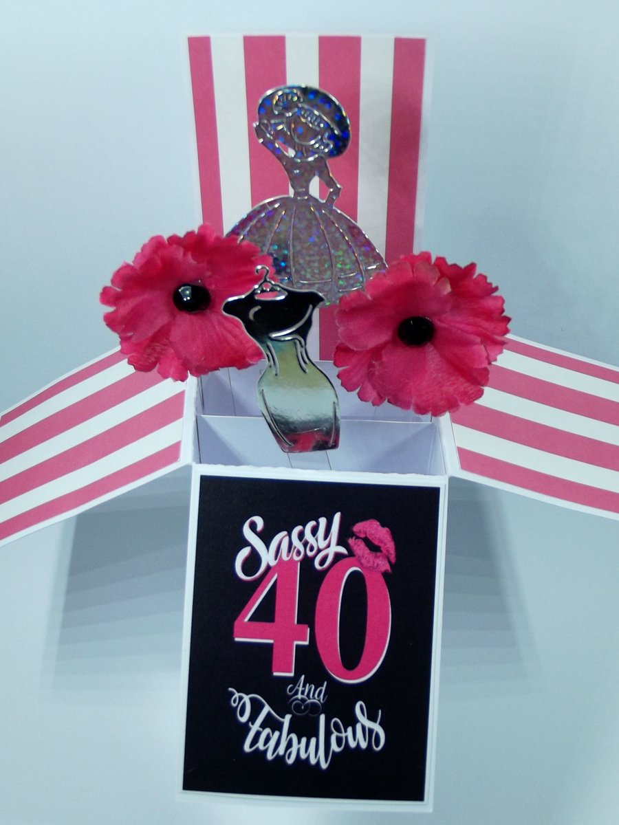 Ladies 40th Birthday Card