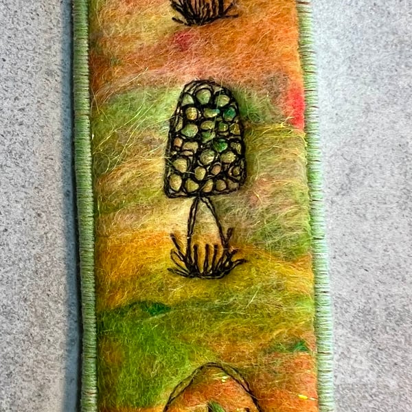 Mushroom bookmark