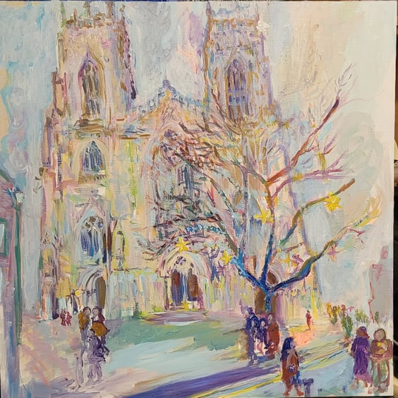 York Minster  in Winter Fog