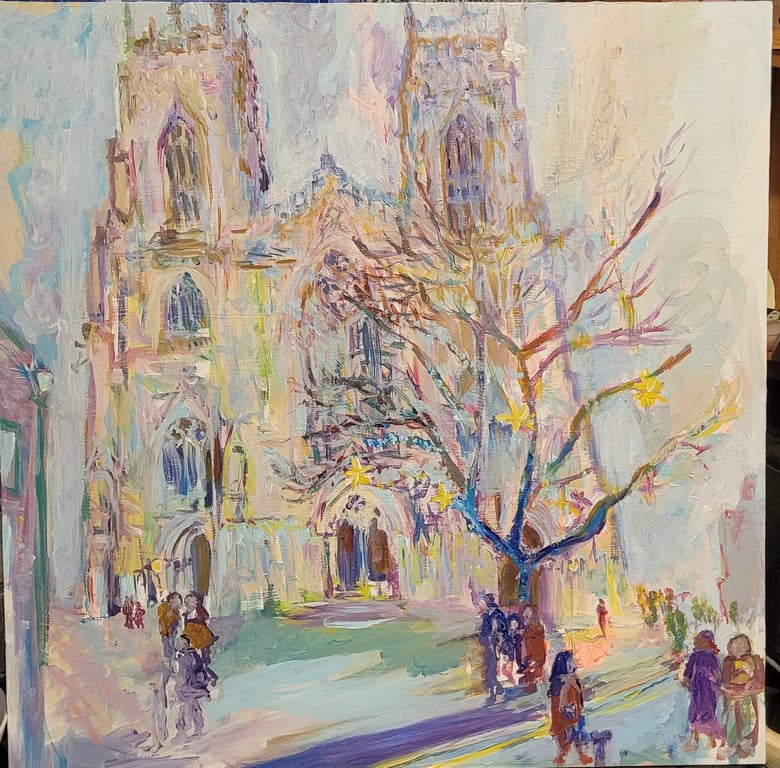 York Minster  in Winter Fog