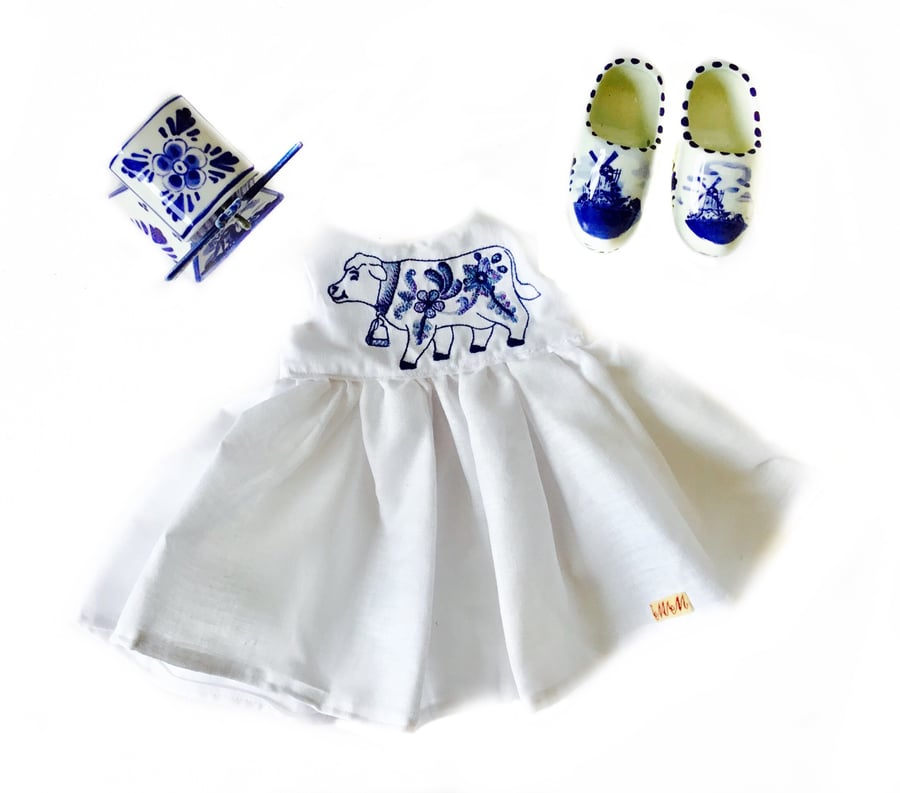 Reduced - Delft cow dress