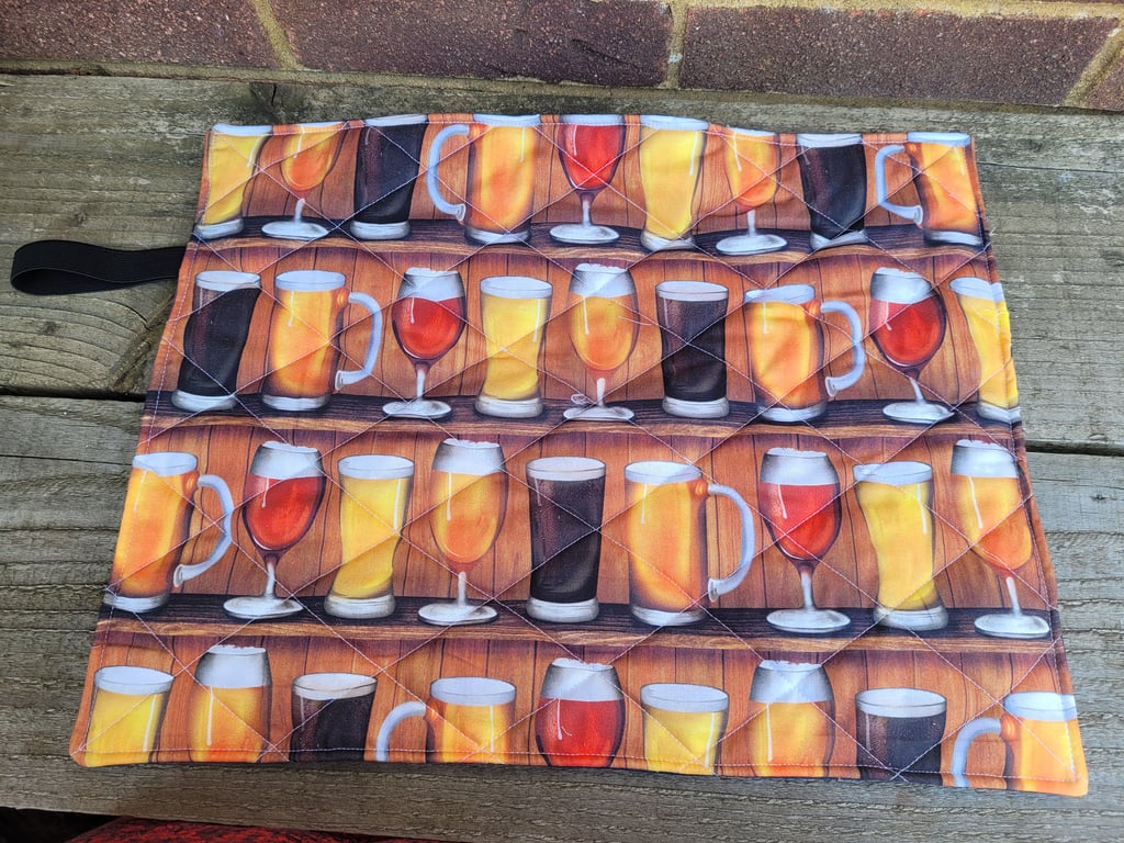 Pocket Sit Mat beer glasses (large)