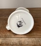 Mussel shell design jug - half pint, bone china, coastal home kitchenware - Image 5