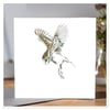 Rose Hip Barn Owl Greeting card 