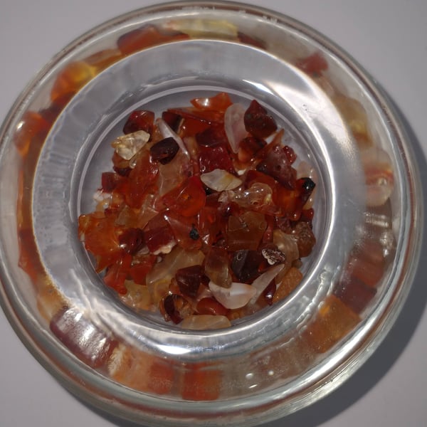 Natural Semi Precious Stone Tumble Chips x approximately 50pc