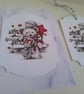 Card and gift tag set. Birthday card. Any occasion card. Ref 438