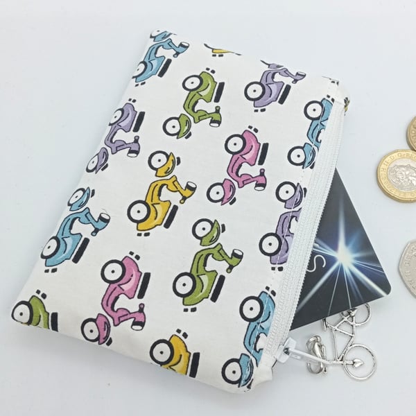 Scooter coin and card purse 42LF No Postage
