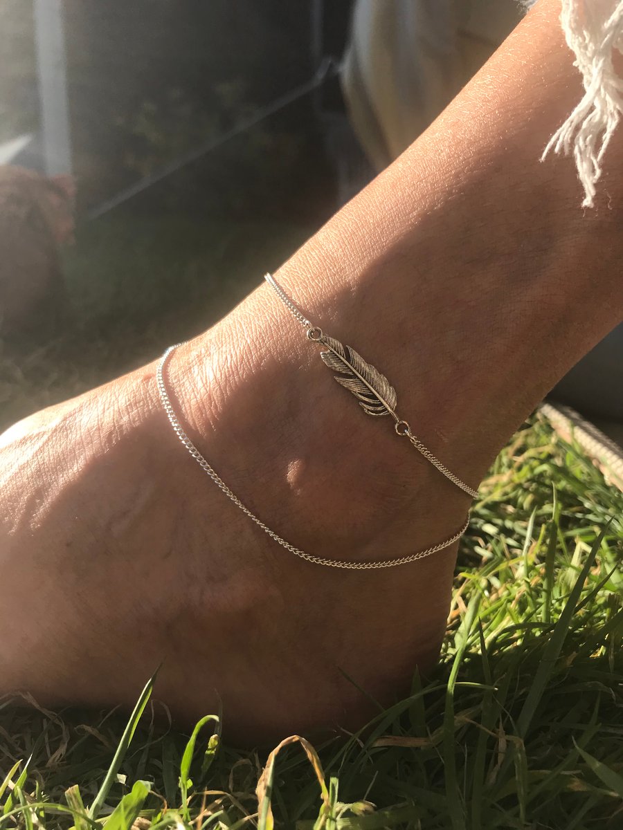 Feather Anklet