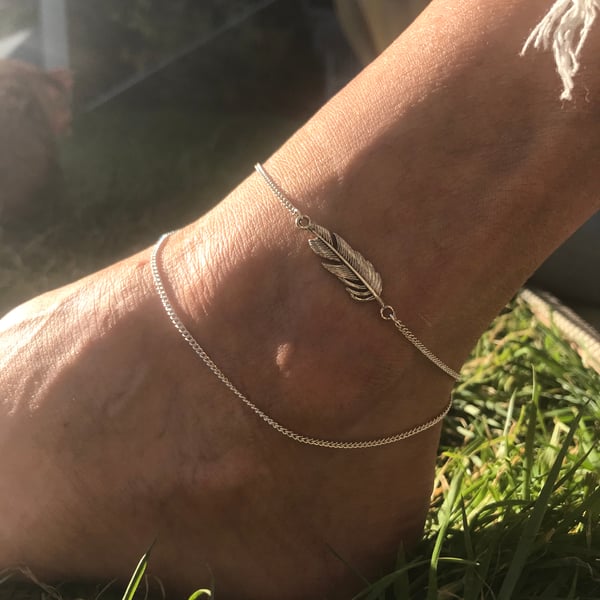 Feather Anklet