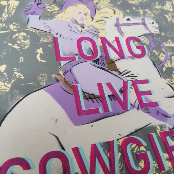 Long Live (Original Signed Western Art) Ready to Frame