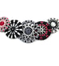 Textile Button Necklace - Image 1