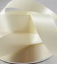 Cream double satin ribbon 50mm x 2 metres 