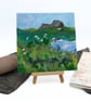 An original Scottish landscape - acrylics - with easel - mountains - loch  - Image 8
