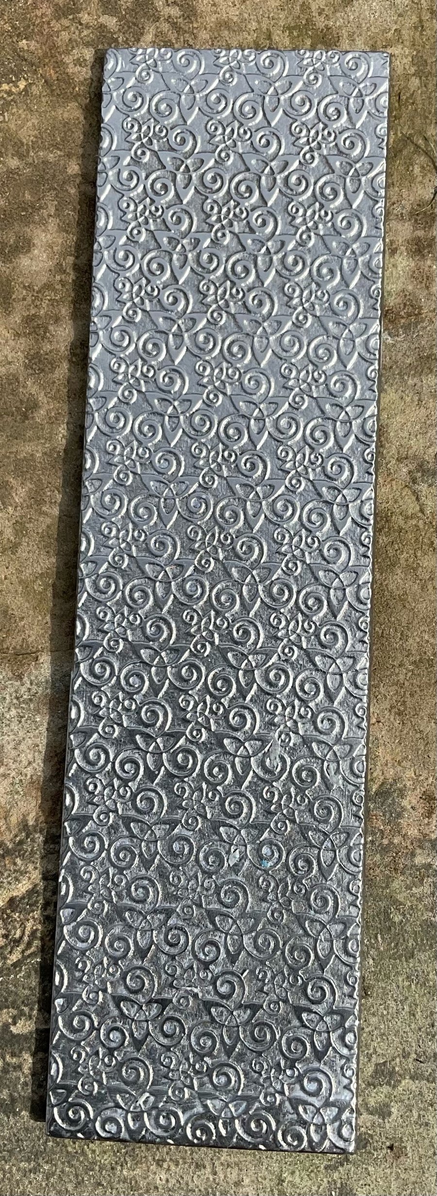 Rolling mill texture plate. Pattern plate 09 Folksy