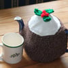 Christmas Pudding Tea Cosy for 4 Cup Teapot