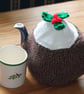 Christmas Pudding Tea Cosy for 4 Cup Teapot - Image 1