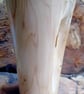 Handturned vase, natural wood finish. Item no 1015. - Image 7