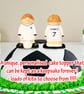 Brentford FC Cake Topper Football Birthday Gift Keepsake Present - Image 4