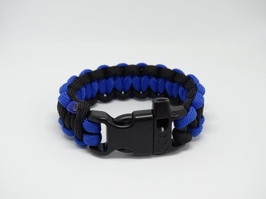 Black & Blue Paracord Bracelet