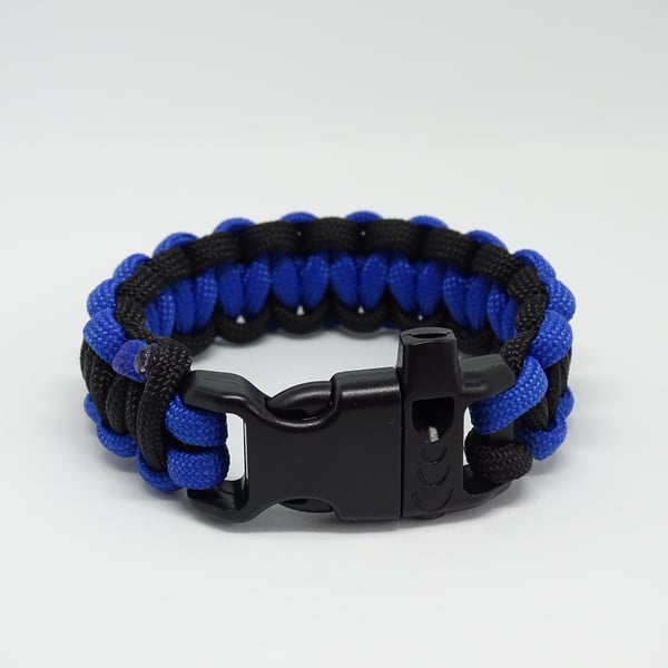 Black & Blue Paracord Bracelet
