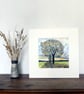 Original Watercolour Painting of Fen  Oak Tree - Image 7