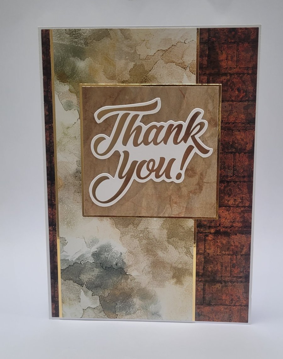 RESERVED FOR MARIE - Thank you card for him