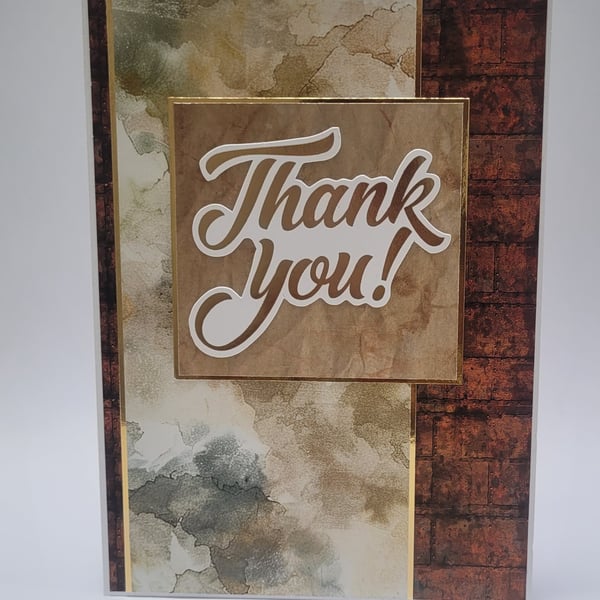 RESERVED FOR MARIE - Thank you card for him