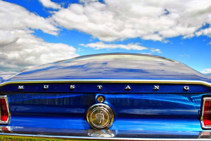 Ford Mustang Sports Car Photograph Print