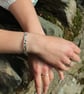 'Centre' Textured Statement bangle - Image 3