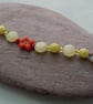 Lemon Jade & Czech glass bead bracelet - Image 5