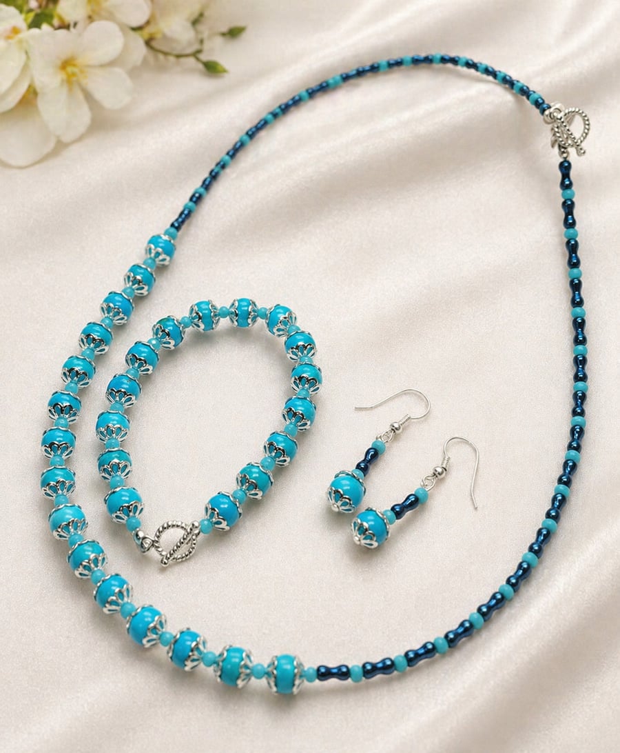 Turquoise Jewellery Set.