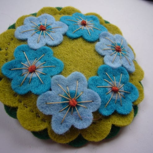 Forget-me-not Brooch