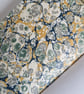 Marble Journal, Dark Green Leather with Mustard and Grey, Perfect Notebook - Image 5