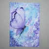 original art fantasy butterfly small format painting ( ref FA31 F5 )