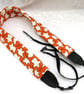Padded camera strap cover, Liberty print, slip over design - Image 2