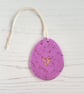 Personalised Initial Mini Egg Easter hanging decoration OR magnet - Image 4