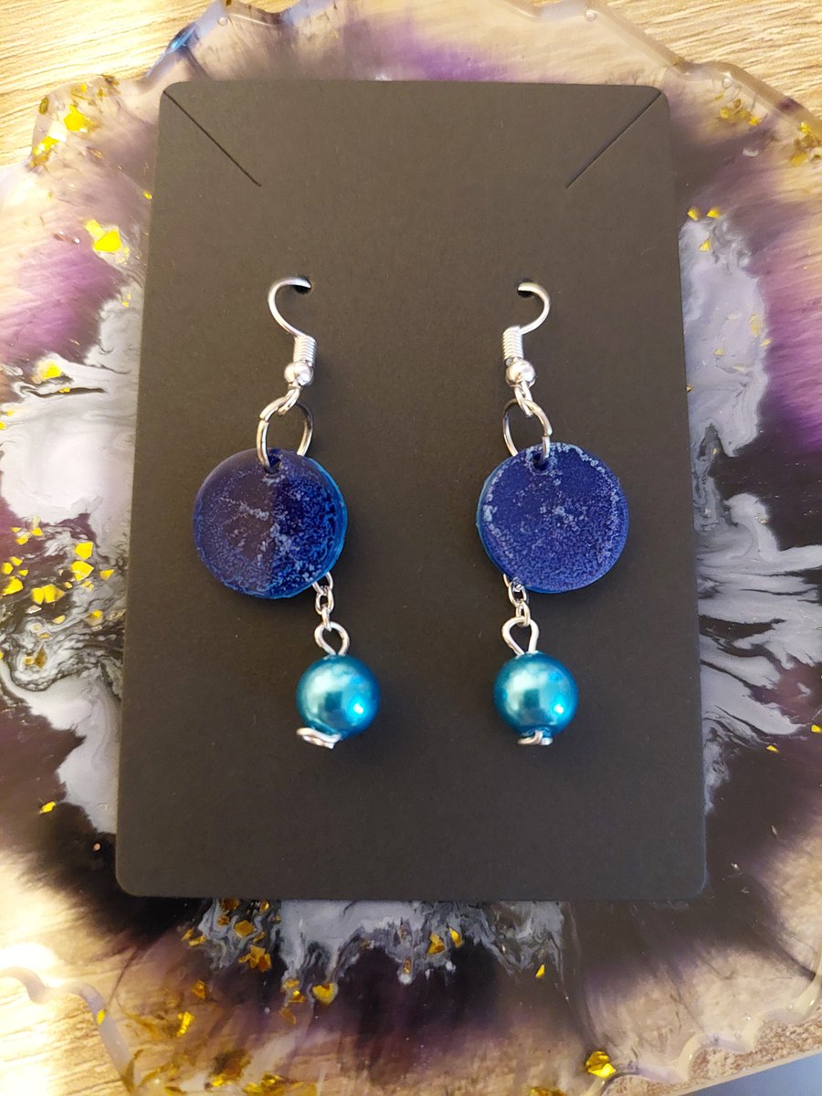 Small resin earrings discount